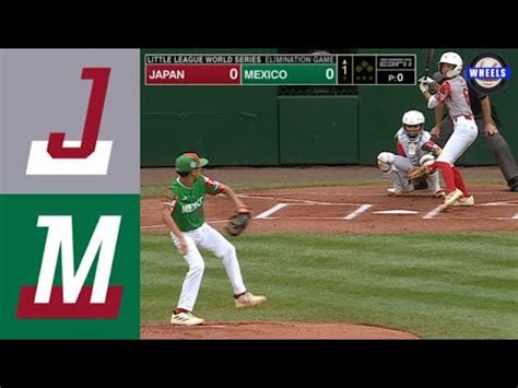 Japan vs mexico llws 2023 - Japan and Panama played an elimination game in the 2023 Little League World Series. The winner would advance to play Mexico in another elimination game on We...